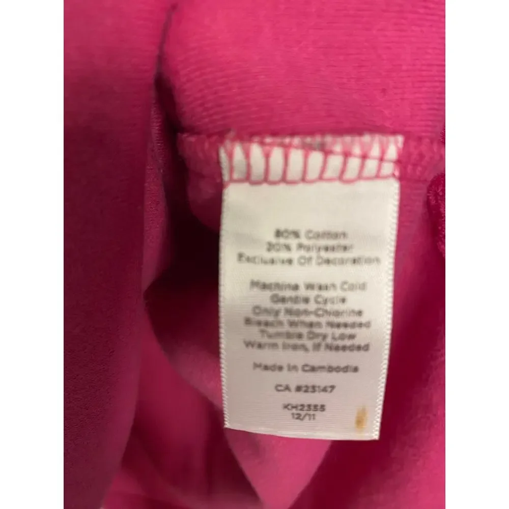 NWT Talbots Swim Cover Up Tunic Red Orange Size Large Long Shirt Terrycloth